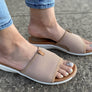 Usaflex Pambula Womens Brazilian Comfortable Cushioned Slides Sandals
