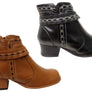 J Gean Bettie Womens Comfortable Leather Ankle Boots Made In Brazil