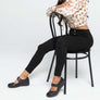 Scholl Orthaheel Lauren Womens Supportive Leather Mary Jane Shoes