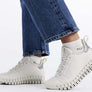 ECCO Womens Comfortable Leather Gruuv Sneakers Shoes