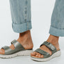 Scholl Orthaheel Rage Womens Comfortable Slides Sandals
