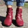 Flex & Go Loz Womens Comfortable Leather Ankle Boots Made In Portugal