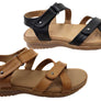 Orizonte Orbost Womens Comfortable European Leather Sandals