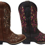 D Milton Betsy Womens Comfortable Leather Western Cowboy Boots