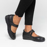 Scholl Orthaheel Lauren Womens Supportive Leather Mary Jane Shoes