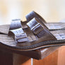 Pegada Lancester Mens Leather Comfortable Slide Sandals Made In Brazil