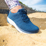Propet Womens Tour Knit Comfortable Wide Width Lace Up Shoes