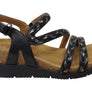 Comfortiva Silvia Womens Comfort Footbed Wide Fit Leather Sandals