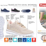 Propet Womens Travelactiv Axial Comfortable Wide Width Walking Shoes