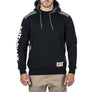 Caterpillar Mens Comfortable Versatile Logo Panel Hooded Sweat Shirt