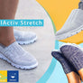 Propet Womens TravelActive Stretch Comfortable Slip On Shoes