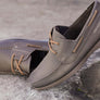 Pegada Lapel Mens Leather Comfortable Casual Boat Shoes Made In Brazil