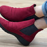 Flex & Go Eboni Womens Comfortable European Leather Ankle Boots