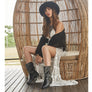 Andacco Hillside Womens Leather Comfort Mid Calf Boots Made In Brazil