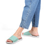 Usaflex Holiday Womens Comfortable Brazilian Leather Slides Sandals