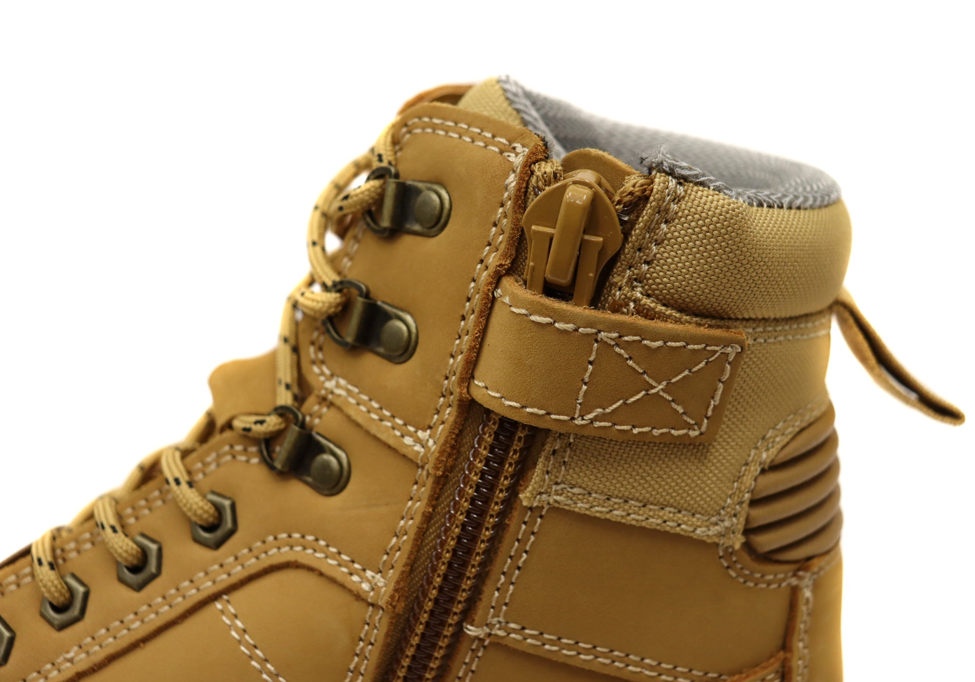 KingGee Mens Phoenix Zip Lace Composite Safety Work Boots 6 Inch