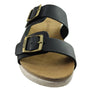 New Face Lockia Womens Comfort Leather Slides Sandals Made In Brazil