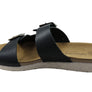 New Face Lockia Womens Comfort Leather Slides Sandals Made In Brazil