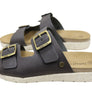 New Face Lockia Womens Comfort Leather Slides Sandals Made In Brazil