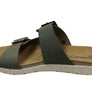 New Face Lockia Womens Comfort Leather Slides Sandals Made In Brazil