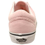 Vans Womens Old Skool Mini Cord Pink Comfortable Lace Up Sneakers