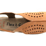 Flex & Go Rochela Womens Comfortable Leather Sandals Made In Portugal