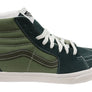 Vans Mens SK8 HI Tri Tone Green Hi Top Sneakers