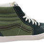 Vans Mens SK8 HI Tri Tone Green Hi Top Sneakers