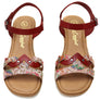 Lola Canales Lane Womens Comfortable Leather Sandals Made In Spain