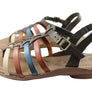 New Face Mari Womens Comfortable Leather Sandals Made In Brazil