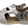 Flex & Go Montana Womens Comfortable Leather Sandals Made In Portugal