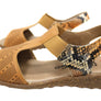 Flex & Go Montana Womens Comfortable Leather Sandals Made In Portugal