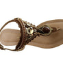 Bottero Caymen Womens Comfortable Leather Sandals Made In Brazil
