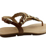 Bottero Caymen Womens Comfortable Leather Sandals Made In Brazil