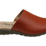 Flex & Go Host Womens Comfort Leather Slides Sandals Made In Portugal