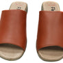 Flex & Go Host Womens Comfort Leather Slides Sandals Made In Portugal