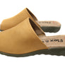 Flex & Go Host Womens Comfort Leather Slides Sandals Made In Portugal