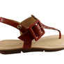 Bottero Georgia Womens Comfortable Leather Sandals Made In Brazil