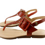 Bottero Georgia Womens Comfortable Leather Sandals Made In Brazil
