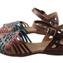 New Face Tamara Womens Comfortable Leather Sandals Made In Brazil