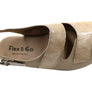 Flex & Go Mary Womens Comfortable Leather Sandals Made In Portugal