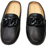 Savelli Paula Womens Brazilian Leather Closed Toe Open Back Mules