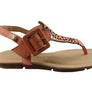 Bottero Georgia Womens Comfortable Leather Sandals Made In Brazil