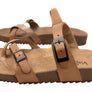 Via Paula Toto Womens Leather Comfort Thongs Sandals Made in Brazil