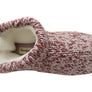 Dearfoams Womens Comfortable Whitney Knit Bootie Slippers