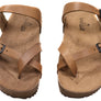 Via Paula Toto Womens Leather Comfort Thongs Sandals Made in Brazil