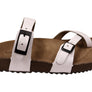 Via Paula Toto Womens Leather Comfort Thongs Sandals Made in Brazil
