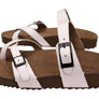 Via Paula Toto Womens Leather Comfort Thongs Sandals Made in Brazil