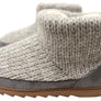Dearfoams Womens Comfortable Whitney Knit Bootie Slippers