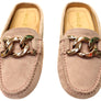 Savelli Paula Womens Brazilian Leather Closed Toe Open Back Mules